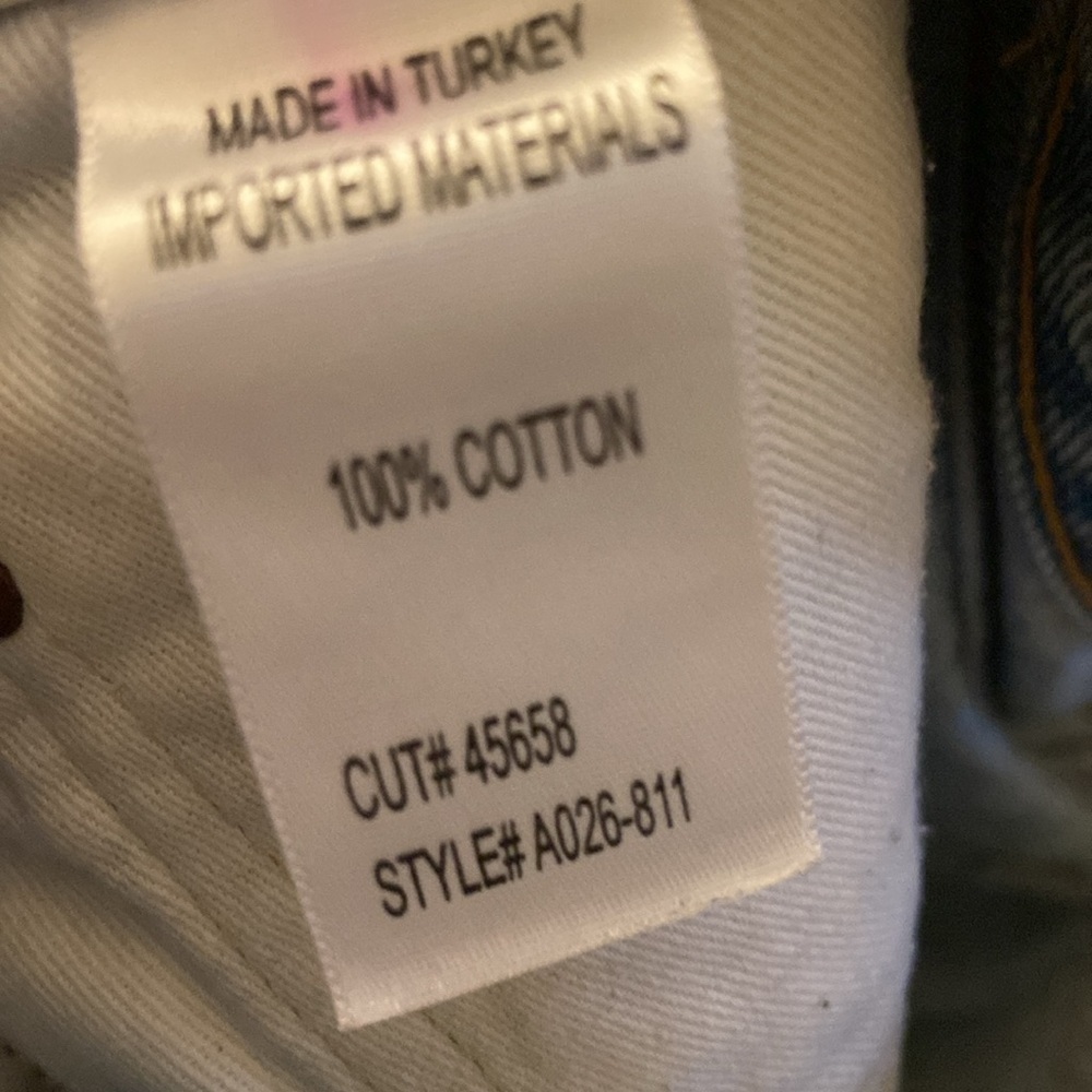 AGOLDE Parker Vintage Cut Off Jeans Swapmeet Sz 25 100% Cotton - Picture 4 of 6